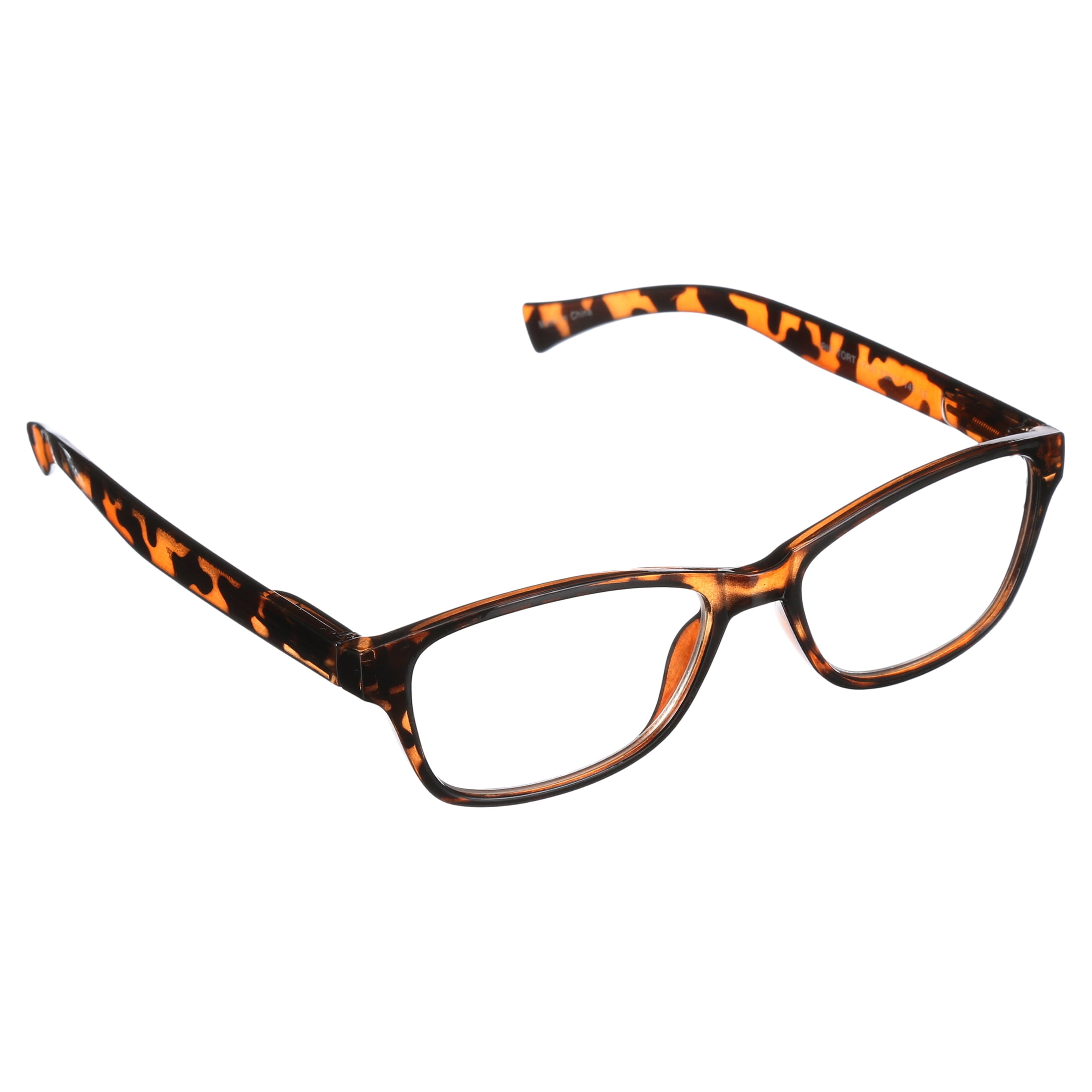 Equate 6-Pack Women's Bouquet Rectangular Reading Glasses - Variety Pack, +2.00