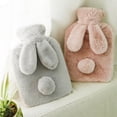 thumbnail image 4 of tssuouriy Hand Warmer Pack Cute Rechargeable Electric Hot Water Bag Safety Rabbit Reusable Hot Water Bottle, 4 of 6