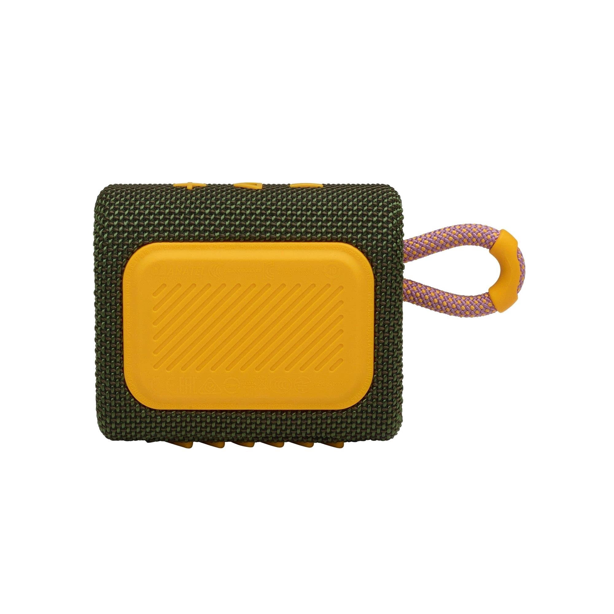 Restored JBL Go 3: Portable Speaker with Bluetooth, Built-in Battery, Waterproof and Dustproof Feature - Green (Refurbished)