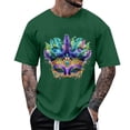thumbnail image 1 of Tops para hombre, blusas y camisas de manga corta con cuello redondo para hombre, camisetas casuales con estampado de moda para hombre, blusa de manga corta, blusa de poliéster para hombre., 1 of 5