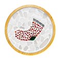 thumbnail image 2 of DIY Christmas Mosaic Coaster Kit, Holiday Craft Set for Adults, Festive Table Decor Making Project, Creative Xmas Gift Idea, Round Beverage Mat Art Activity, 2 of 5