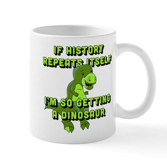 CafePress - I'm So Getting A Dinosaur - 11 oz Ceramic Mug - Novelty Coffee Tea Cup