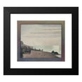 thumbnail image 2 of Georges Seurat 23x20 Black Modern Framed Museum Art Print Titled - Evening, Honfleur (1886), 2 of 5