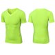 thumbnail image 4 of Camisas de Manga Corta de los Hombres Color Sólido Secado Deporte Tren Cuello en V, Spandex de Poliéster Ligero para el Ejercicio Y el Uso Diario, 4 of 9