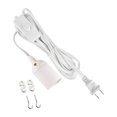 thumbnail image 1 of Cable de extensión para lámpara colgante, para bombilla de 60 W con base E26, accesorios de iluminación para granja, garaje, enchufe estadounidense. Cable de 45 m, 1 of 8