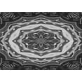 thumbnail image 1 of Ahgly Company Machine Washable Indoor Rectangle Transitional Dark Gray Area Rugs, 5' x 8', 1 of 7