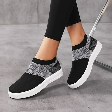 

PhoneSoap Ladies Casual Sneakers Soft Sole Breathable Sneakers One Foot Wear Non Slip Ultra Light Soft Sole Sneakers Breathable Mesh Sneakers Pink