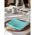 thumbnail image 6 of Modern Striped Cloth Napkins Set of 4 Reusable Dinner Napkins, Geometric Abstract Minimalist Cocktail Napkin Washable Table Napkins for Wedding/Holiday Party/Baby Shower 20"x20", 6 of 7