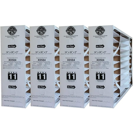 

Lennox X0584 (4-Pack) - 16 x 26 x 5 Healthy Climate Replacement Filter MERV 11