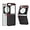 Black/Red, variant on Aramid Fiber Case for Samsung Galaxy Z Flip 6 Case Aramid Fiber Thin Fit Slim Minimalist 6 FT Military Grade Drop Protection Case with Wireless Charging, Black&Red