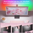 thumbnail image 4 of Quntis 20" Pink RGB Monitor Light Bar, 15 Gaming Backlight Modes, Eye-Care No Glare, Adjustable Frontlight Brightness & Color Temperature Remote Cont, 4 of 8