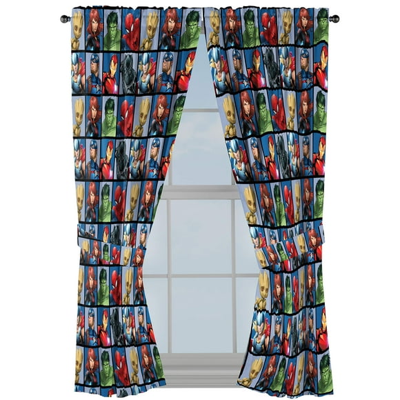Cortinas de ventana Jay Franco Marvel Avengers Team 160 x 160 cm