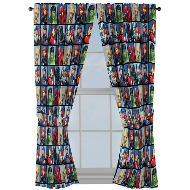Cortinas de ventana Jay Franco Marvel Avengers Team 160 x 160 cm