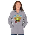 thumbnail image 3 of PACMAN Vintage Retro Video Game Zip Up Hoodie Men's Women's Brisco Brands S, 3 of 6