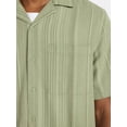 thumbnail image 4 of No Boundaries Textured Shirt with Short Sleeves, Men's XS-4XLT, 4 of 5