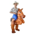 thumbnail image 1 of Disfraz inflable de caballo para fiesta de disfraces o cosplay, 1 of 8