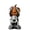 B, variant on Halloween Resin Pumpkin Statue, See No Hear No Speak No Skull Decor, Desktop Ornament for Shelf, Black