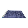 thumbnail image 2 of Ahgly Company Machine Washable Indoor Rectangle Persian Blue Traditional Area Rugs, 2' x 3', 2 of 4