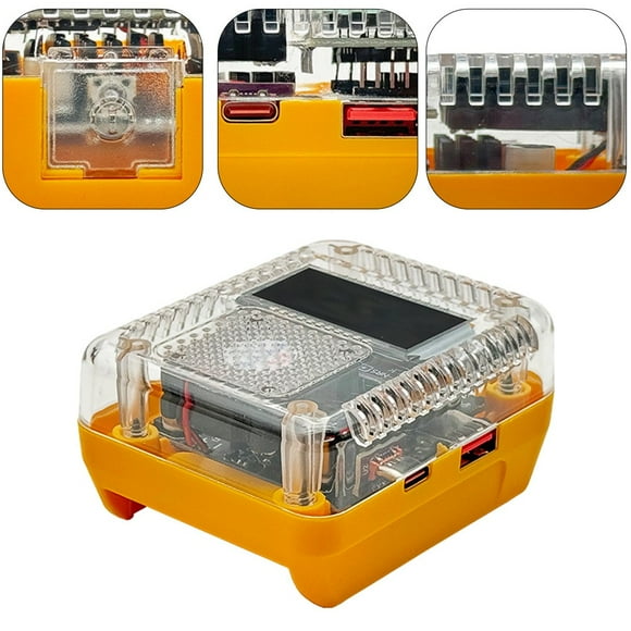 Lithium Battery Adapter Converter Charger Digital Display For DEWALT Battery