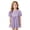 Purple, variant on Bigetiay Girls Summer Dresses Fashionable Casual Wear for Kids Outdoor Party Daily Outfit, Size 4-5 Years