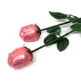 thumbnail image 2 of Pink Foiled Belgian Chocolate Color Splash Roses, 2 of 3