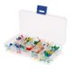 thumbnail image 5 of 200pcs Chinchetas Coloridos Pasadores Empuje Carteles de Tablón Anuncios Mapa Punto con 2x Caja de Almacenamiento Sunnimix Tachuelas de dedo lindas, 5 of 8