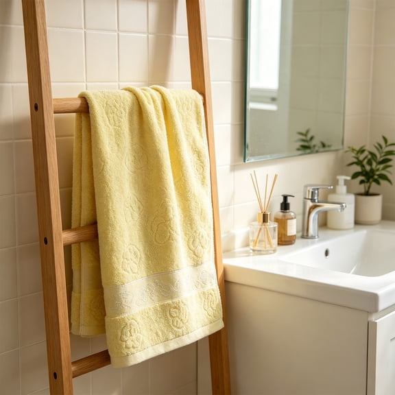 WDOBM Reusable Washcloths, Extra Large Pure Soft Quick‑Dry Absorbent Towel, Highly Absorbent Quick Dry Machine Washable, Lightweight Sport Towels for Bathroom Salon