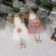 thumbnail image 4 of 1pcs Angel Hanging Doll Pendants wooden Love/Snowflakes Butterfly Wings Christmas Tree Ornaments for Holiday Party Gifts, 4 of 5