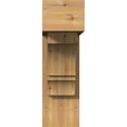 thumbnail image 2 of Ekena Millwork 7 1/2"W x 24"D x 24"H Balboa Block Smooth Bracket w/ Offset Brace, Western Red Cedar, 2 of 25
