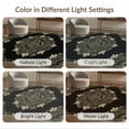 thumbnail image 7 of ODIKA 8'x10' Washable Area Rug Non-Shedding, Easy Care, Snake Covering Coiled Motif Symmetrical Border Ornamental Forest for King Size Bedroom Under Bed, Master Suite, 7 of 7