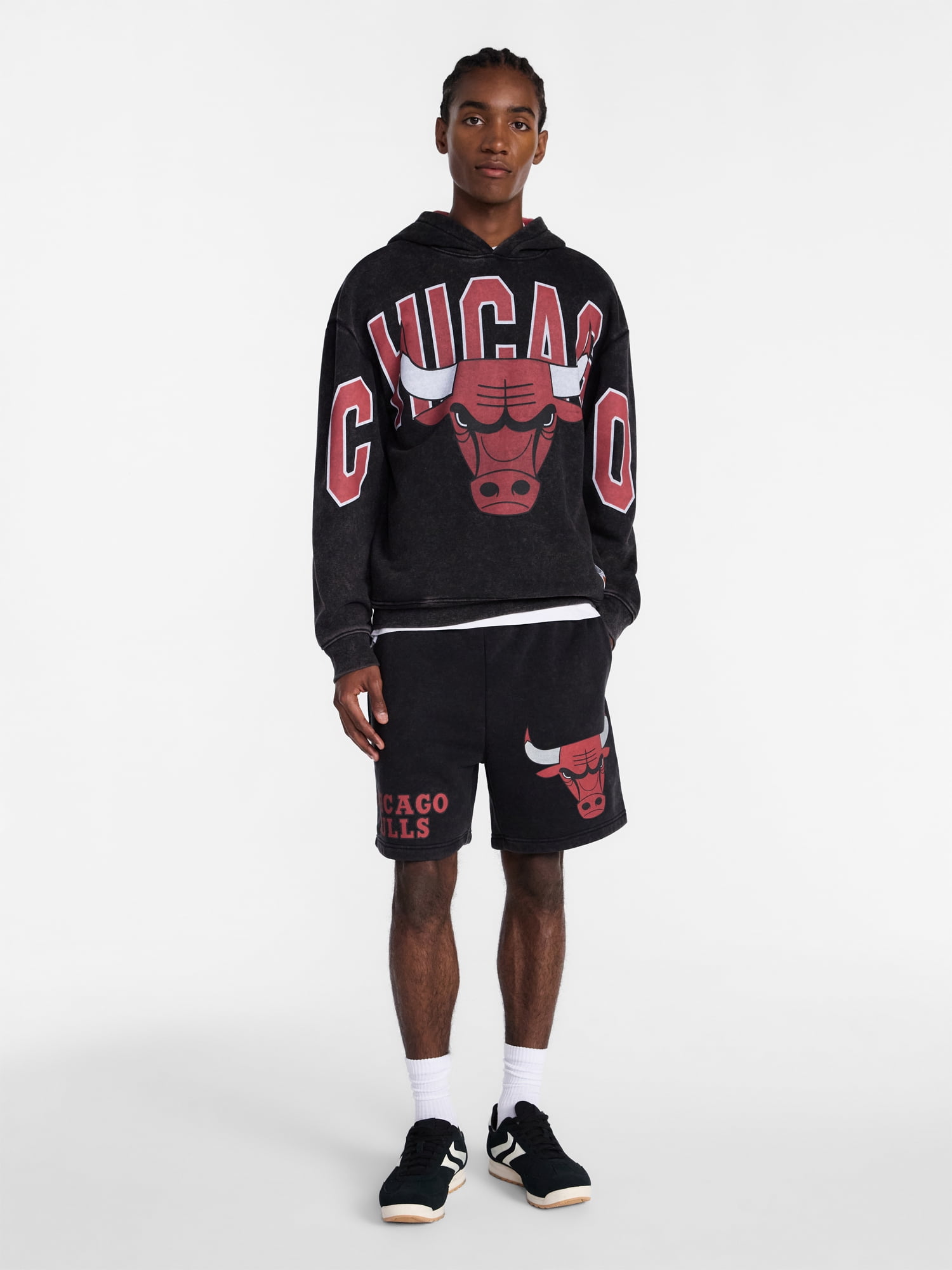 NBA, Men's & Big Men's Graphic Fleece Shorts, Chicago Bulls, Sizes XS-3XL