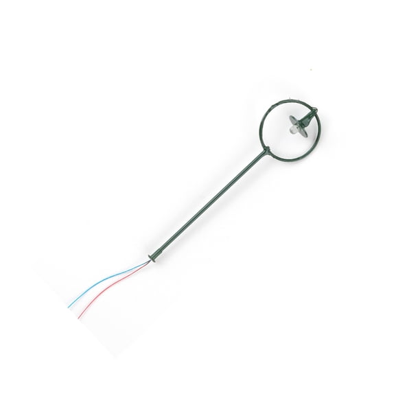 Yuarrent Modelo de luz en miniatura, lámpara de señal LED a escala 1:87, accesorios de micropaisaje, modelos de poste de luz DIY, juguetes de Artesanía Verde (blanco cálido) Yuarrent HA066888-06