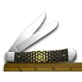 thumbnail image 3 of Case XX Knives Trapper - Honey Comb Etched Yellow Pocket Knife 80161 HC, 3 of 4