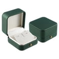 thumbnail image 3 of Unique Bargains 1Pc Earrings Box Jewelry Display Stand Earrings Organizer Case Plastic Gift Box for Wedding Green, 3 of 7