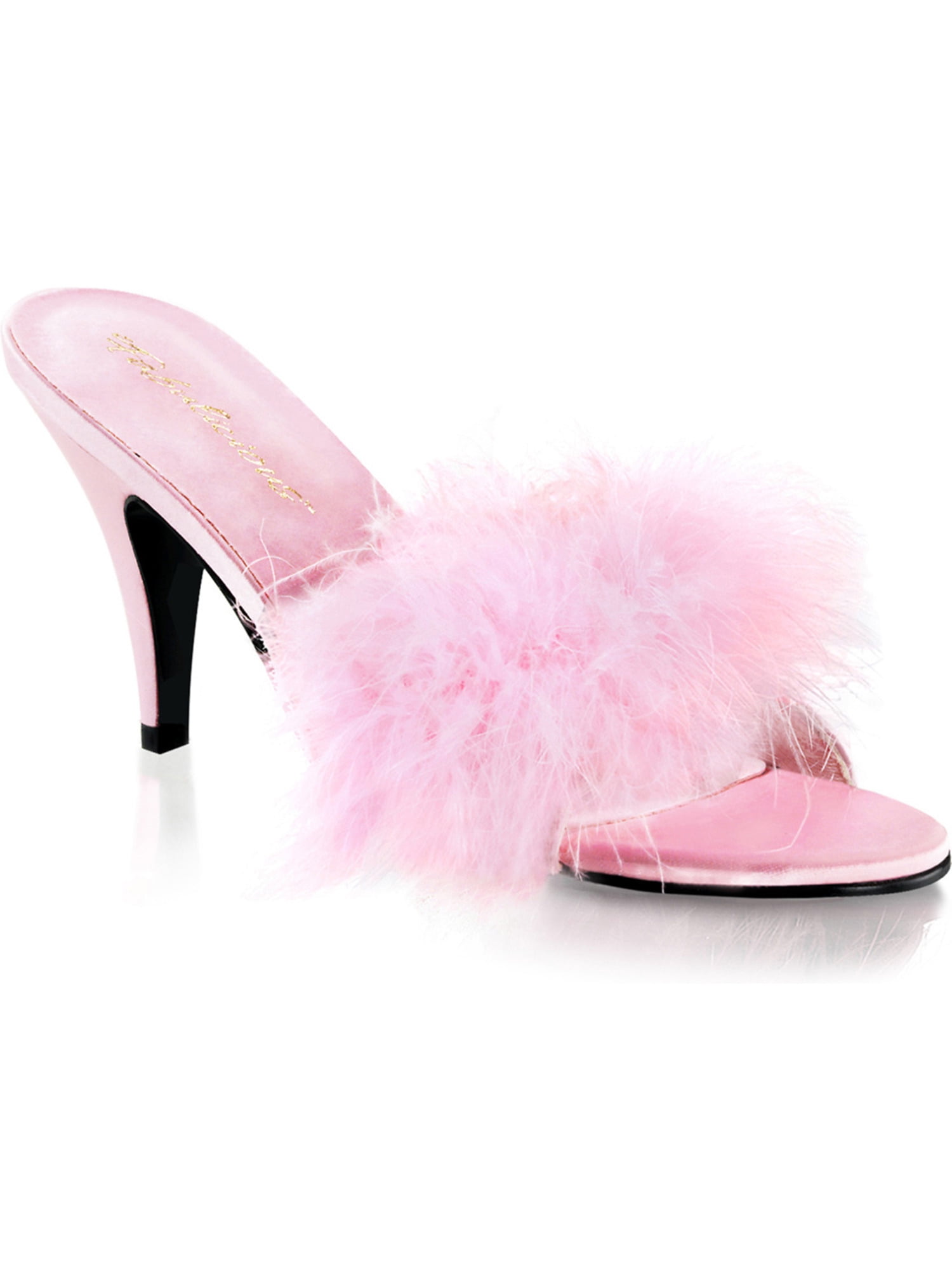 baby pink satin shoes