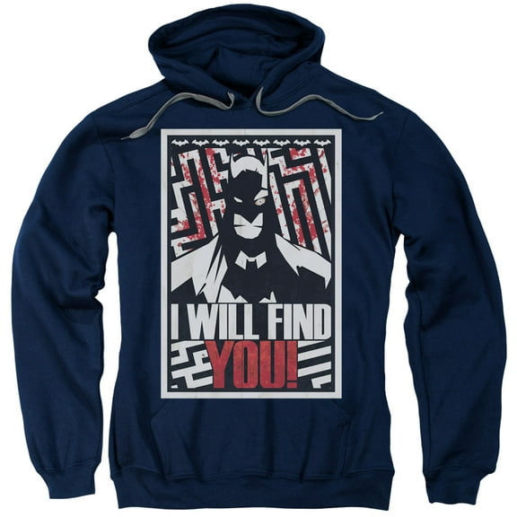 Batman - I Will Fnd You - Pull-Over Hoodie - Large