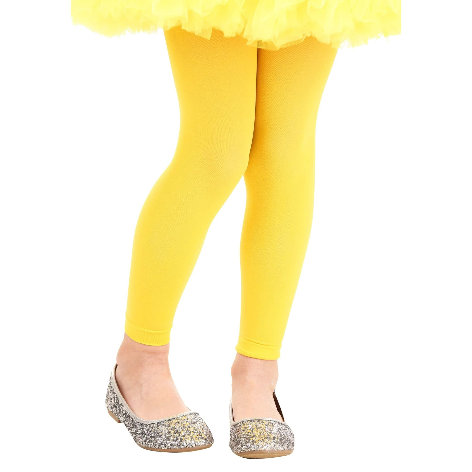 Girls yellow leggings sale