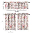 thumbnail image 6 of Kitchen Curtains and Valance Set 36 Inch Tier Pioneer Colorful Floral 3 Pieces Set Dining Room Small Curtain Drapes Cafe Curtains Valance for Home Decor Rod Pocket, 6 of 6