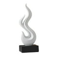 thumbnail image 5 of WLPZXP Modern Flame Statue Aesthetic Gift Abstract Sculpture for Bedroom White, 5 of 9