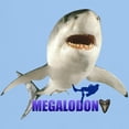 thumbnail image 3 of CafePress - Megalodon Light T Shirt - Men's Classic Graphic T-Shirt, 3 of 4