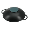 thumbnail image 3 of Staub Cast Iron 6-qt Wok - Matte Black, 3 of 5