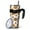 Halloween Simple Pumpkin, variant on 40oz Tumbler,Halloween Skeleton Fun Pattern Insulated Tumblers with Removable Handle,Stainless Steel Double Vacuum Coffee Tumbler Cup with Straw for Home,Office,Travel,Party