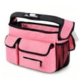 thumbnail image 2 of Universal Stroller Organizer, Stroller Caddy with Detachable Strap& Heightened Insulated Cup Holders & Non-slip Secure Hooks Accessories, Fits Most Strollers, 3 Ways to Carry, 2 of 6