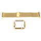 thumbnail image 3 of Correa de reloj resistente a los arañazos, funda protectora de reloj, accesorio de repuesto apto para IWatch de 40mm, dorado, 3 of 14