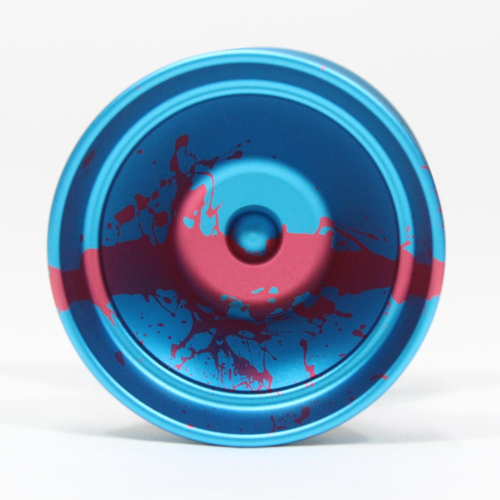 YoYoFactory Mega Monster Yo-Yo - Super Wide YoYo (Patriot Silver Blue Red)