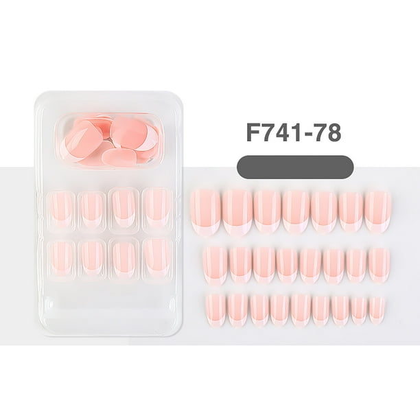 Fiudx Pegatinas de Uñas Postizas, Uñas para Usar, Uñas Terminadas, Uñas Removibles, Uñas Europeas