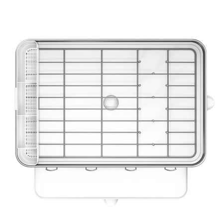 Simplehuman Stainless Steel Frame Dish Rack ‼️comes with stains ‼️