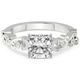 thumbnail image 3 of Cushion Shape 2 Carat IGI Certified Lab Grown Diamond Ring | 14K White Gold |Catrina Cutwork Lab Diamond Engagement Ring | FG-VS1-VS2 Quality Friendly Diamonds, 3 of 5