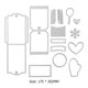 thumbnail image 5 of Troqueles De Molde De Corte Guantes Love Cutting Mold Dies DIY para Photo Album Stamp Set (ST1114A1+H868B) Hugtrwg Libre de BPA, 5 of 9