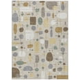 thumbnail image 2 of Addison Rugs Chantille Indoor/Outdoor Transitional Mid-century Modern Beige Machine Washable Rectangle Rug, 9' x 12', 2 of 8